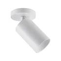 Deckenstrahler CAN TILT ROUND, IP20, 1-flammig, runde Basis, Ø 8cm, GU10, verstellbarer Kopf, weiß