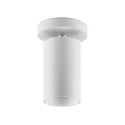 Deckenstrahler CAN TILT ROUND, IP20, 1-flammig, runde Basis, Ø 8cm, GU10, verstellbarer Kopf, weiß