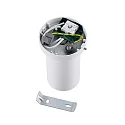 Deckenstrahler CAN TILT ROUND, IP20, 1-flammig, runde Basis, Ø 8cm, GU10, verstellbarer Kopf, weiß