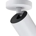 Deckenstrahler CAN TILT ROUND, IP20, 1-flammig, runde Basis, Ø 8cm, GU10, verstellbarer Kopf, weiß
