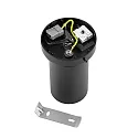 Deko-Light Deckenstrahler CAN TILT ROUND, IP20, 1-flammig, runde Basis, Ø 8cm, GU10, verstellbarer Kopf, schwarz