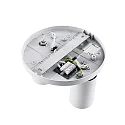 ceiling luminaire CAN TILT ROUND Ø 20CM 2 flames, round, cardanic swivelling GU10 IP20, white