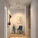 ceiling luminaire CAN TILT ROUND Ø 20CM 2 flames, round, cardanic swivelling GU10 IP20, white
