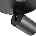 Deko-Light Deckenstrahler CAN TILT ROUND, IP20, 2-flammig, runde Basis, Ø 20cm, 2x GU10, verstellbar, schwarz