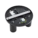 Deko-Light Deckenstrahler CAN TILT ROUND, IP20, 3-flammig, runde Basis, Ø 25cm, 3x GU10, verstellbar, schwarz