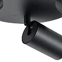 Deko-Light Deckenstrahler CAN TILT ROUND, IP20, 3-flammig, runde Basis, Ø 25cm, 3x GU10, verstellbar, schwarz