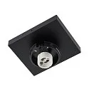 Deko-Light Deckenaufbau-Strahler CAN TILT SQUARE BASE MIX'N MATCH 1/3, IP20, eckig, 11cm, 1-flammig, GU10, ohne Schirm, schwarz