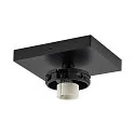 Deko-Light Deckenaufbau-Strahler CAN TILT SQUARE BASE MIX'N MATCH 1/3, IP20, eckig, 11cm, 1-flammig, GU10, ohne Schirm, schwarz