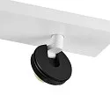Deckenaufbau-Strahler  CAN TILT SQUARE BASE MIX'N MATCH 1/3, IP20, eckig, 30.5cm, 2-flammig, 2x GU10, ohne Schirm, weiß