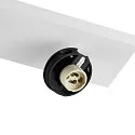 Deckenaufbau-Strahler  CAN TILT SQUARE BASE MIX'N MATCH 1/3, IP20, eckig, 48cm, 3-flammig, 3x GU10, ohne Schirm, weiß