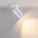 Deko-Light ceiling luminaire CAN TILT ROUND BASE Ø 8CM MIX‘N MATCH 1 flame, round, without shade, cardanic swivelling GU10 IP20, white