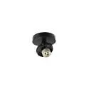Deckenaufbau-Strahler  CAN TILT ROUND BASE MIX'N MATCH 1/3, IP20, rund, Ø 8cm, 1-flammig, GU10, ohne Schirm, schwarz