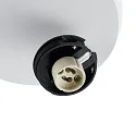 spotlight bar CAN TILT ROUND BASE Ø 20CM MIX‘N MATCH 2 flames, round, without shade, cardanic swivelling GU10 IP20, white
