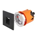 Deko-Light LED Wand-Einbauleuchte ALWAID 2, mit AC-Chip, IP20, CRi >90, dimmbar, ohne Abdeckung, Alu-Druckguss, 4W 2700K