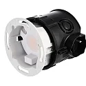 wall recessed luminaire ALWAID 2 rigid, without shade, without frame IP20, white dimmable