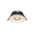  LED Deckeneinbauleuchte COB 95 rund, stromkonstant, 34..8V DC, 350mA, 13W 3000K, weiß