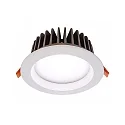  LED Deckeneinbauleuchte COB 130 rund, 18W, stromkonstant, 35V DC, 500mA, 4000K, weiß