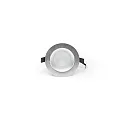  KapegoLED Deckeneinbauleuchte COB 94 RGBW, RGB + warmweiß, spannungskonstant, 24V DC, 16W, Silber gebürstet