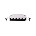 KapegoLED recessed ceiling luminaire CETI 5, current constant, 14-15V DC, 700 mA, 10W, 2900K, matt white