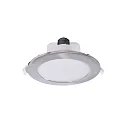 Deko-Light LED Deckeneinbauleuchte ACRUX 120, Ø 14.5cm, 14.5W 3000/4000/6000K (CCT) 1370lm 90°, dimmbar, weiß matt / silber