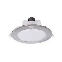 Deko-Light LED Deckeneinbauleuchte ACRUX 145, Ø17.4cm, 16W 3000/4000/6000K (CCT) 1570m 90°, dimmbar, weiß matt / silber