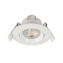 Deko-Light LED Sanierungs-Downlight SMD-68-230V-RUND, IP20, schwenkbar 36°, dimmbar, 6.5W 4000K 550lm 45°, verkehrsweiss