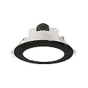LED Deckeneinbauleuchte ACRUX 145, Ø17.4cm, 16W 3000/4000/6000K (CCT) 1570m 90°, dimmbar, weiß matt / schwarz