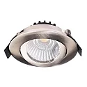 Deko-Light LED Einbau-Strahler DIONE IP20, Ø 8.2cm, 8.5W 4000K 800lm 36°, schwenkbar 30°, Quick-Terminal, dimmbar, Nickel