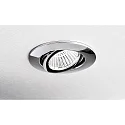 Deko-Light LED Einbau-Strahler DIONE IP20, Ø 8.2cm, 8.5W 4000K 800lm 36°, schwenkbar 30°, Quick-Terminal, dimmbar, Chrom