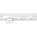 recessed spotlight DIONE IP20 swivelling, wired through IP20, white dimmable