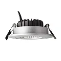 Deko-Light LED Einbau-Strahler DIONE IP44, Ø 8.2cm, 8.5W 4000K 800lm 36°, schwenkbar 30°, Quick-Terminal, dimmbar, Silber