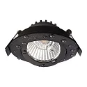 Deko-Light LED Einbau-Strahler DIONE IP44, Ø 8.2cm, 8.5W 4000K 800lm 36°, schwenkbar 30°, Quick-Terminal, dimmbar, schwarz