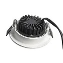 recessed spotlight DIONE IP44 DTW 930-918 swivelling, Dim-To-Warm, wired through IP44, white dimmable