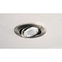 Deko-Light LED Sanierungs-Downlight DIONE IP44 DTW, Ø 8.2cm, 8.5W 1800-3000K 480lm 36°, CRi >95, schwenkbar 30°, Quick-Terminal, Nickel