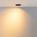 Deko-Light LED Einbaustrahler SURTUR TILT 68 CCT, IP44 IK06, 6W 2700/3000/4000K 600lm 40°, CRi>90, dimmbar, schwenkbar, schwarz