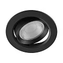 Deko-Light LED Einbaustrahler SURTUR TILT 83 CCT, IP44 IK06, 9W 2700/3000/4000K 1000lm 40°, CRi>90, dimmbar, schwenkbar, schwarz