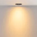 Deko-Light LED Einbaustrahler SURTUR TILT 83 CCT, IP44 IK06, 9W 2700/3000/4000K 1000lm 40°, CRi>90, dimmbar, schwenkbar, schwarz