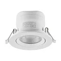 LED Einbaustrahler SURTUR TILT 83 DTW, IP44 IK06, Ø 10.5cm, 9W 1800-2700K 720lm 40°, CRi>90, Dim-To-Warm, schwenkbar, weiß