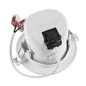 Deko-Light LED Einbaustrahler SURTUR TILT 83 DTW, IP44 IK06, Ø 10.5cm, 9W 1800-2700K 720lm 40°, CRi>90, Dim-To-Warm, schwenkbar, weiß