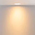 Deko-Light LED Einbaustrahler SURTUR TILT 83 DTW, IP44 IK06, Ø 10.5cm, 9W 1800-2700K 720lm 40°, CRi>90, Dim-To-Warm, schwenkbar, weiß