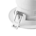 Deko-Light LED Einbaustrahler SURTUR TILT 83 DTW, IP44 IK06, Ø 10.5cm, 9W 1800-2700K 720lm 40°, CRi>90, Dim-To-Warm, schwenkbar, weiß