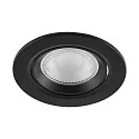 Deko-Light LED Einbaustrahler SURTUR TILT 83 DTW, IP44 IK06, Ø 10.5cm, 9W 1800-2700K 720lm 40°, CRi>90, Dim-To-Warm, schwenkbar, schwarz