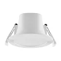 LED Downlight ACRUX PRO 68 CCT, IP54 IK05, Ø 9cm, 7W 2700/3000/4000K 840lm 100°, CRi>90, UGR<19, dimmbar, weiß