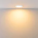 LED Downlight ACRUX PRO 68 CCT, IP54 IK05, Ø 9cm, 7W 2700/3000/4000K 840lm 100°, CRi>90, UGR<19, dimmbar, weiß