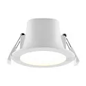 LED Downlight ACRUX PRO 68 CCT, IP54 IK05, Ø 9cm, 7W 2700/3000/4000K 840lm 100°, CRi>90, UGR<19, dimmbar, weiß