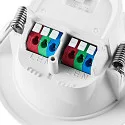 LED Downlight ACRUX PRO 68 CCT, IP54 IK05, Ø 9cm, 7W 2700/3000/4000K 840lm 100°, CRi>90, UGR<19, dimmbar, weiß