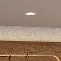 LED Downlight ACRUX PRO 68 CCT, IP54 IK05, Ø 9cm, 7W 2700/3000/4000K 840lm 100°, CRi>90, UGR<19, dimmbar, weiß