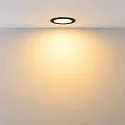 Deko-Light LED Downlight ACRUX PRO 68 CCT, IP54 IK05, Ø 9cm, 7W 2700/3000/4000K 840lm 100°, CRi>90, UGR<19, dimmbar, schwarz