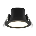Deko-Light LED Downlight ACRUX PRO 68 CCT, IP54 IK05, Ø 9cm, 7W 2700/3000/4000K 840lm 100°, CRi>90, UGR<19, dimmbar, schwarz