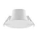 LED Downlight ACRUX PRO 82 CCT, IP54 IK05, Ø 11cm, 9W 2700/3000/4000K 1180lm 100°, CRi>90, UGR<19, dimmbar, weiß